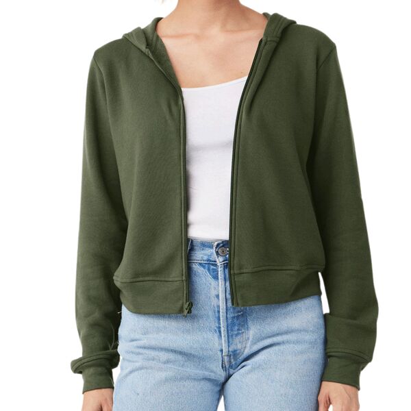 FWD Fashion Women's Sponge Fleece Full-Zip Hoodie Thumbnail