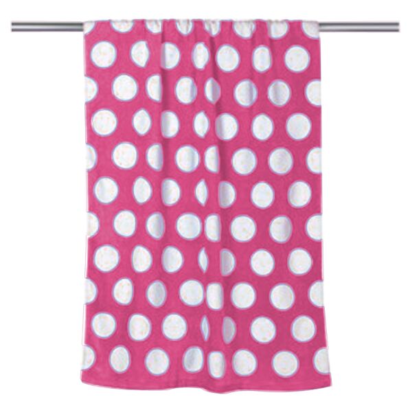 Polka Dot Velour Beach Towel Thumbnail