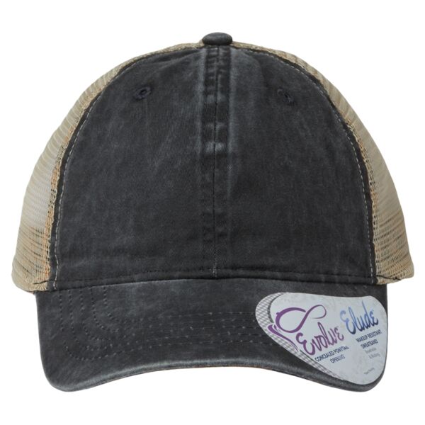 Women's Washed Mesh Back Cap Thumbnail