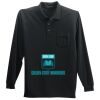Long Sleeve Silk Touch Polo with Pocket Thumbnail