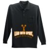 Long Sleeve Silk Touch Polo with Pocket Thumbnail