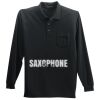 Long Sleeve Silk Touch Polo with Pocket Thumbnail